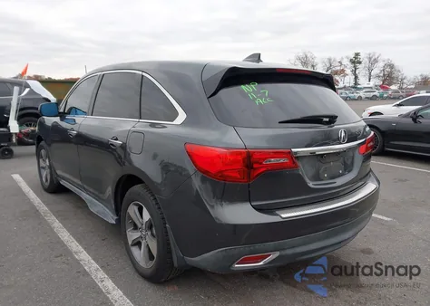 2014 Acura Mdx from USA, damaged, VIN 5FRYD3H21EB010851